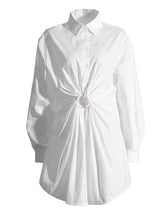 Robe courte boutonnée Teagan